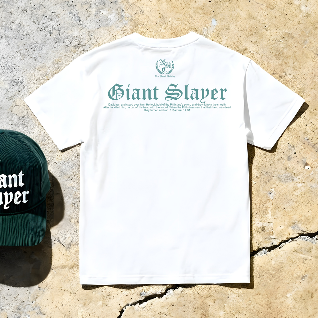 (PRE-SALE) "GIANT SLAYER" - 3D ENABLED S/S TEE [WHITE]