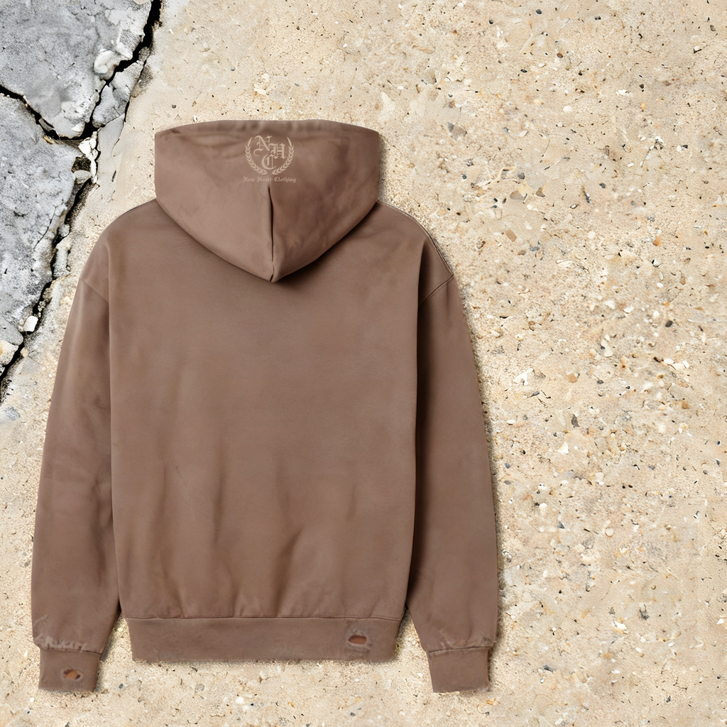 (PRE-SALE) "NEW CREATION" - PREMIUM UNISEX AVENUE HOODED SWEATSHIRT [CLAY]
