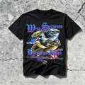 "WISE SERPENTS, HARMLESS DOVES" - PREMIUM GARMENT DYED S/S TEE [BLACK]