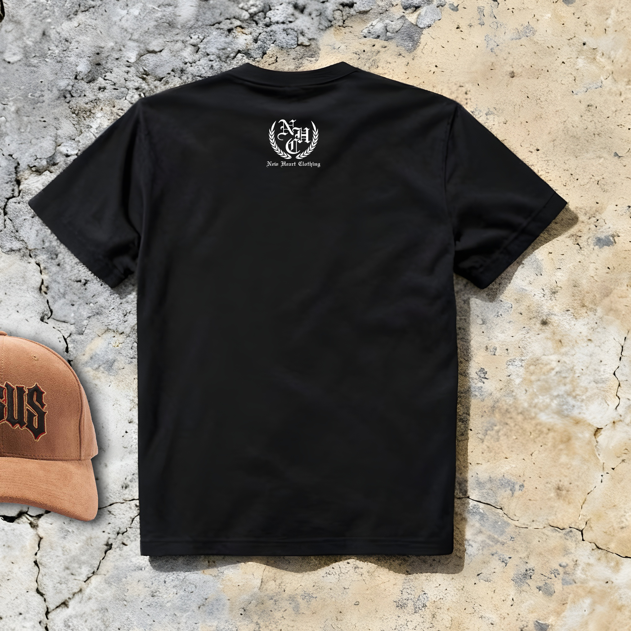 (PRE-SALE) "JESUS" - PREMIUM GARMENT DYED S/S TEE [BLACK]