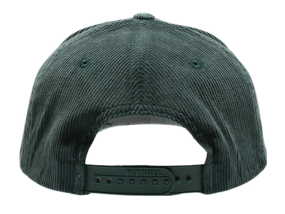 "GIANT SLAYER" CORDUROY HIGH FRAME 5-PANEL HAT (DARK GREEN)